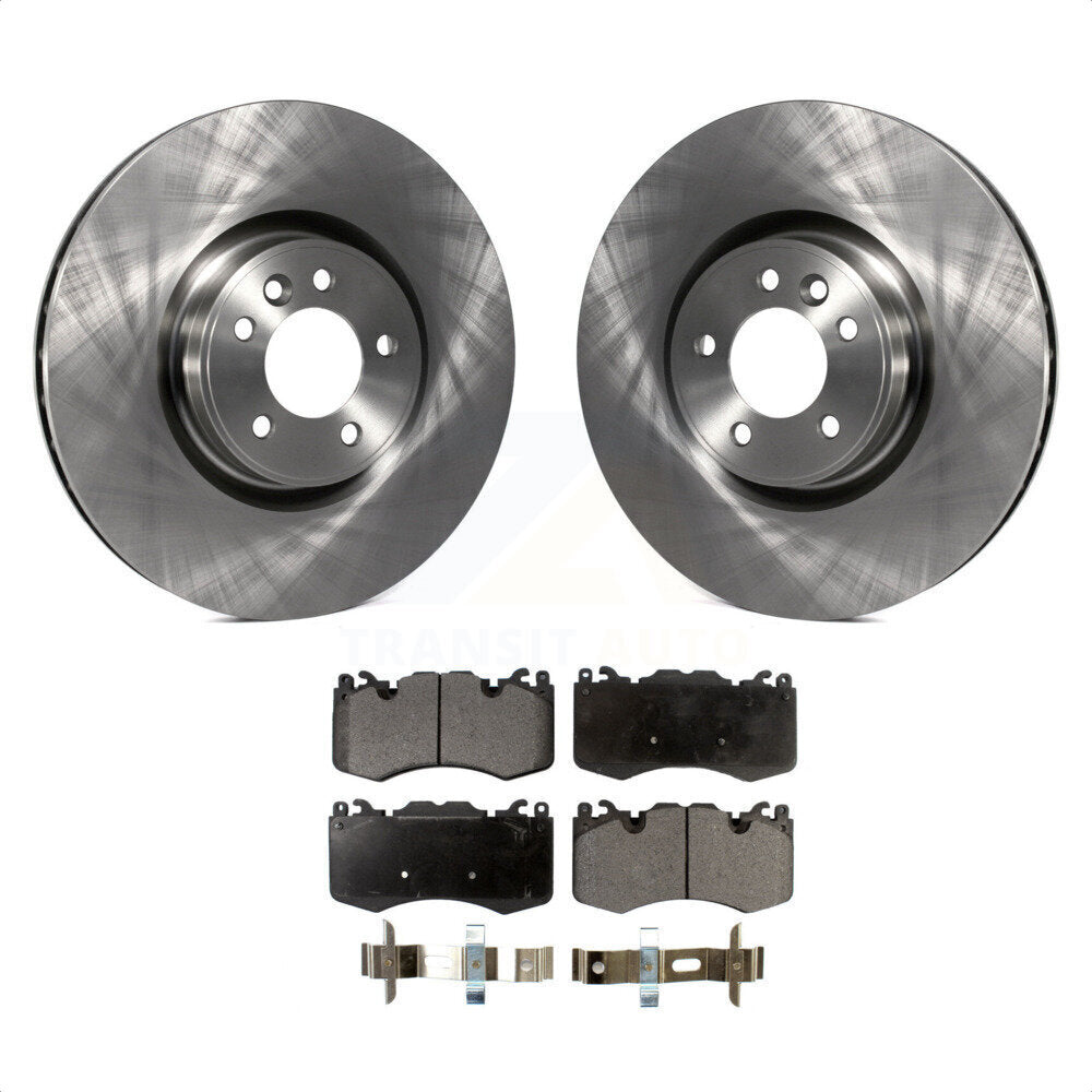 Front Disc Brake Rotors And Semi-Metallic Pads Kit For Land Rover Range Sport K8F-100582 by Transit Auto