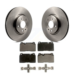 Front Disc Brake Rotors And Semi-Metallic Pads Kit For Audi Q5 K8F-100588