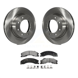 Front Disc Brake Rotors And Semi-Metallic Pads Kit For Nissan NV2500 NV3500 NV1500 K8F-100597