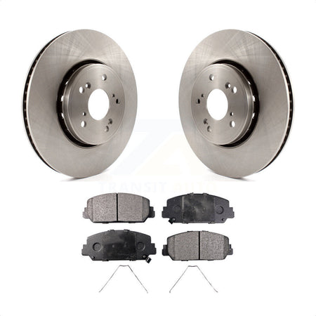 Front Disc Brake Rotors And Semi-Metallic Pads Kit For Acura RDX ILX K8F-100610 by Transit Auto