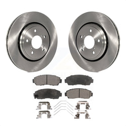 Front Disc Brake Rotors And Semi-Metallic Pads Kit For Honda Odyssey Passport K8F-100615
