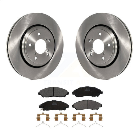 Front Disc Brake Rotors And Semi-Metallic Pads Kit For Honda Pilot Acura MDX Ridgeline K8F-100616 by Transit Auto