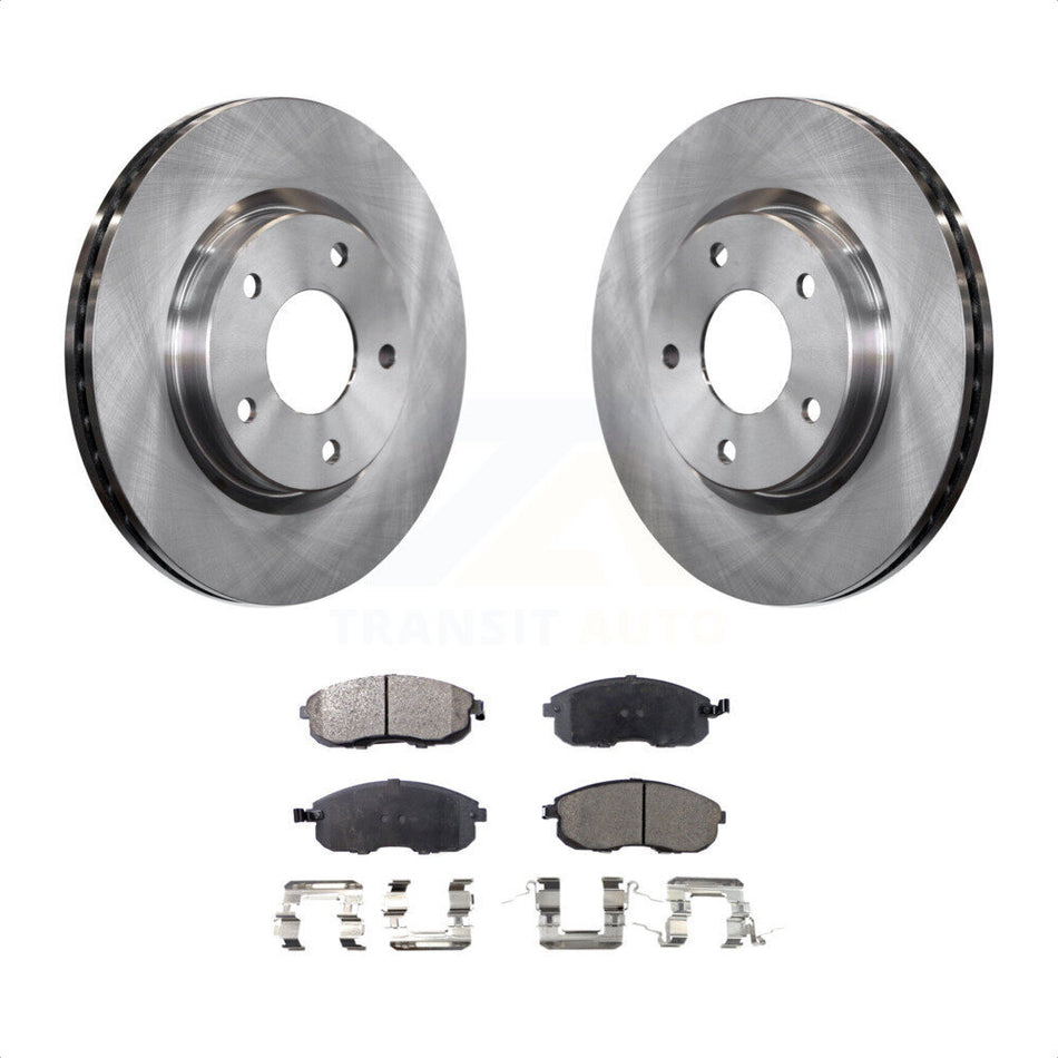 Front Disc Brake Rotors And Semi-Metallic Pads Kit For Nissan Sentra K8F-100626