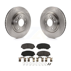 Front Disc Brake Rotors And Semi-Metallic Pads Kit For Nissan Rogue Sport Qashqai K8F-100632