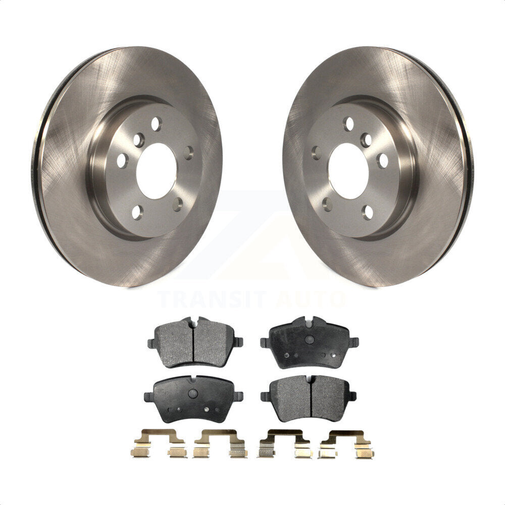 Front Disc Brake Rotors And Semi-Metallic Pads Kit For Mini Cooper K8F-100636 by Transit Auto