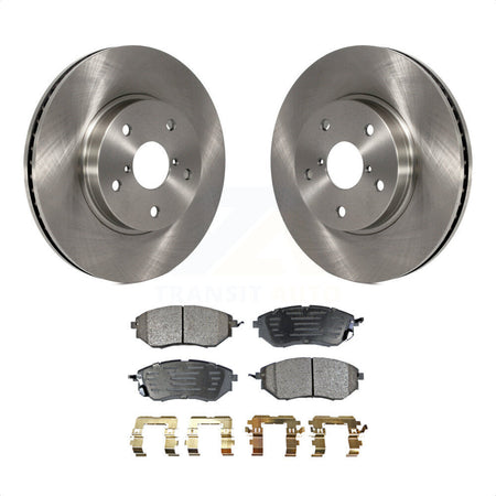 Front Disc Brake Rotors And Semi-Metallic Pads Kit For 2015 Subaru Legacy 2.5L K8F-100637 by Transit Auto