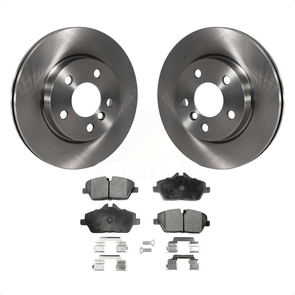 Front Disc Brake Rotors And Semi-Metallic Pads Kit For Mini Cooper K8F-100644 by Transit Auto