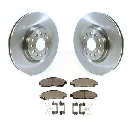 Front Disc Brake Rotors And Semi-Metallic Pads Kit For Cadillac XT5 Buick Enclave XT6 K8F-100653 by Transit Auto