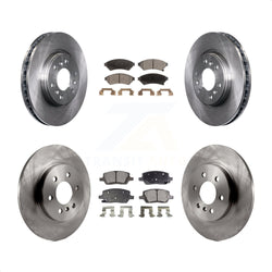 Front Rear Disc Brake Rotors And Semi-Metallic Pads Kit For Chevrolet Uplander Buick Terraza Pontiac Montana Saturn Relay K8F-100783