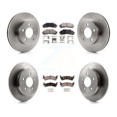 Front Rear Disc Brake Rotors And Semi-Metallic Pads Kit For Ford Ranger Explorer Mercury Mountaineer K8F-100841 by Transit Auto