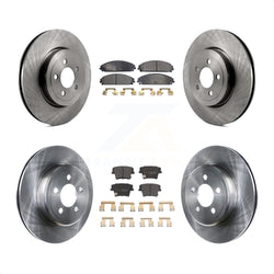 Front Rear Disc Brake Rotors And Semi-Metallic Pads Kit For Dodge Charger Chrysler 300 Challenger Magnum K8F-100957
