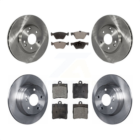 Front Rear Disc Brake Rotors And Semi-Metallic Pads Kit For Chrysler Crossfire Mercedes-Benz SLK320 K8F-101060 by Transit Auto