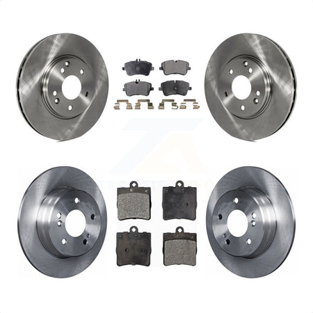 Front Rear Disc Brake Rotors And Semi-Metallic Pads Kit For Mercedes-Benz SLK280 SLK300 K8F-101062 by Transit Auto
