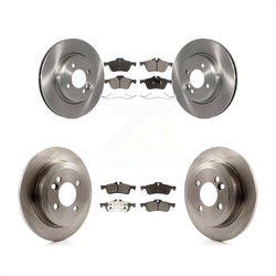 Front Rear Disc Brake Rotors And Semi-Metallic Pads Kit For 2002-2005 Mini Cooper With 276mm Diameter Rotor K8F-101160
