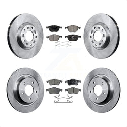 Front Rear Disc Brake Rotors And Semi-Metallic Pads Kit For 2006 Mazda 5 To 02 06 K8F-101182