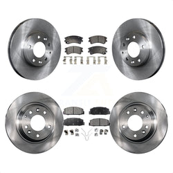 Front Rear Disc Brake Rotors And Semi-Metallic Pads Kit For 2003-2005 Mazda 6 K8F-101183