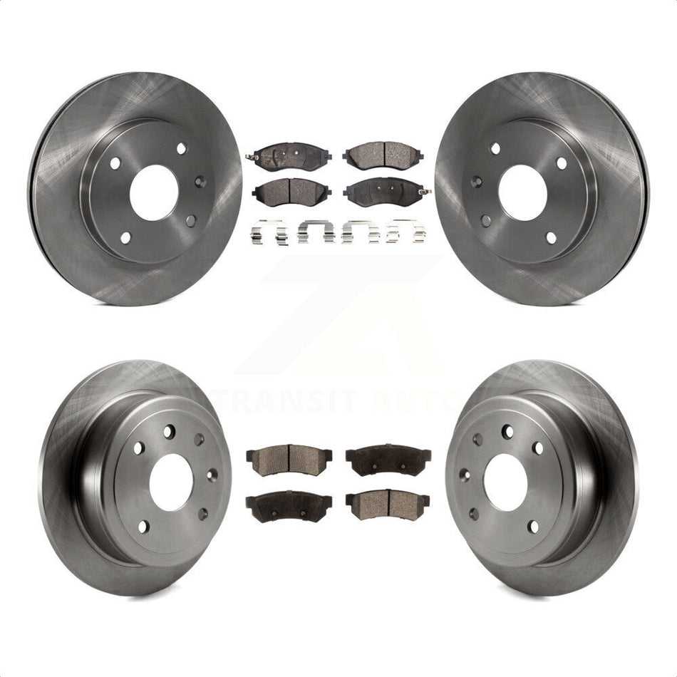 Front Rear Disc Brake Rotors And Semi-Metallic Pads Kit For Suzuki Forenza Reno Chevrolet Optra K8F-101198 by Transit Auto