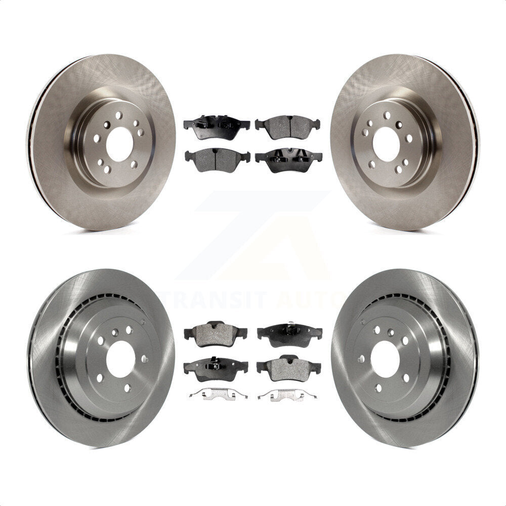 Front Rear Disc Brake Rotors And Semi-Metallic Pads Kit For Mercedes-Benz ML350 GL450 GL550 GL350 ML550 GL320 K8F-101229 by Transit Auto