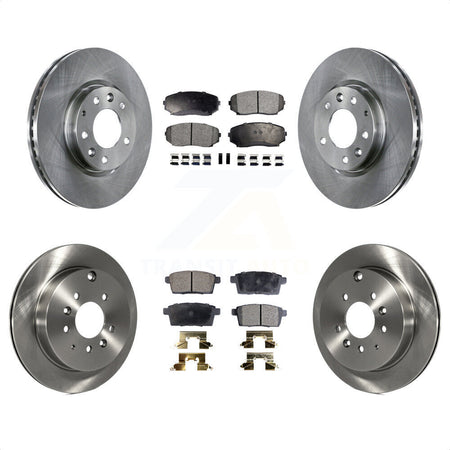 Front Rear Disc Brake Rotors And Semi-Metallic Pads Kit For Ford Edge Mazda CX-7 Lincoln MKX K8F-101294 by Transit Auto