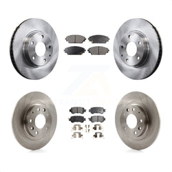 Front Rear Disc Brake Rotors And Semi-Metallic Pads Kit For 2016-2018 Mazda CX-3 FWD K8F-101470