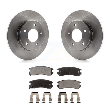 Rear Disc Brake Rotors And Semi-Metallic Pads Kit For Cadillac DeVille Buick Park Avenue Eldorado Seville Riviera Oldsmobile Aurora Allante Toronado K8F-101498 by Transit Auto