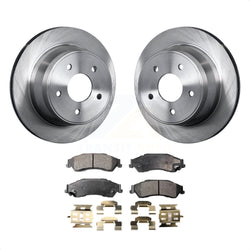 Rear Disc Brake Rotors And Semi-Metallic Pads Kit For Chevrolet S10 Blazer GMC Sonoma Jimmy Oldsmobile Bravada Isuzu Hombre K8F-101502