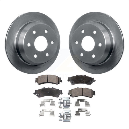 Rear Disc Brake Rotors And Semi-Metallic Pads Kit For Chevrolet Silverado 1500 GMC Sierra Tahoe Classic Suburban Astro Yukon XL Safari K8F-101504 by Transit Auto