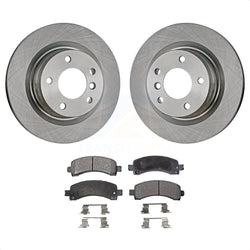 Rear Disc Brake Rotors And Semi-Metallic Pads Kit For Chevrolet Express 3500 2500 GMC Savana K8F-101508