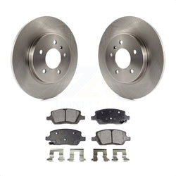 Rear Disc Brake Rotors And Semi-Metallic Pads Kit For 2005-2005 Chevrolet Uplander Pontiac Montana Buick Terraza Saturn Relay K8F-101532