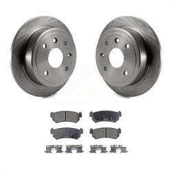 Rear Disc Brake Rotors And Semi-Metallic Pads Kit For Suzuki Forenza Reno Chevrolet Optra K8F-101538