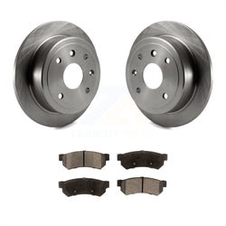 Rear Disc Brake Rotors And Semi-Metallic Pads Kit For Suzuki Forenza Reno Chevrolet Optra K8F-101539