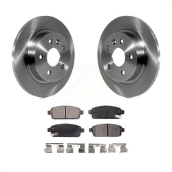 Rear Disc Brake Rotors And Semi-Metallic Pads Kit For Chevrolet Cruze Sonic Buick Encore Trax Limited K8F-101562