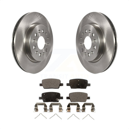 Rear Disc Brake Rotors And Semi-Metallic Pads Kit For Chevrolet Traverse GMC Acadia Cadillac XT5 Buick Enclave Blazer XT6 K8F-101574 by Transit Auto