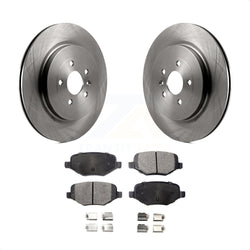 Rear Disc Brake Rotors And Semi-Metallic Pads Kit For Ford Explorer Police Interceptor Utility Lincoln MKS Flex Taurus MKT K8F-101628