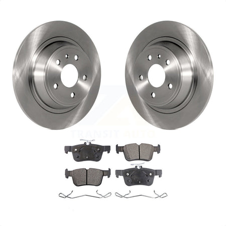 Rear Disc Brake Rotors And Semi-Metallic Pads Kit For Ford Fusion Lincoln MKZ K8F-101631 by Transit Auto