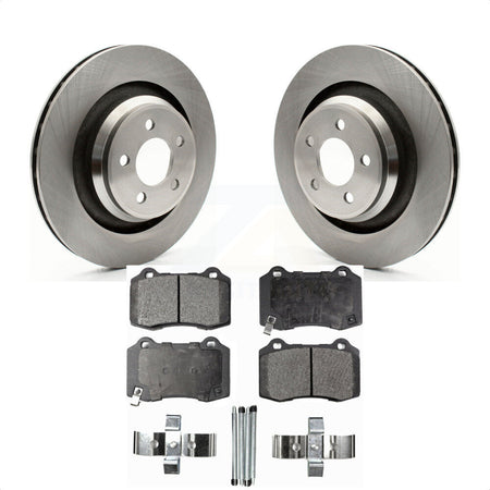 Rear Disc Brake Rotors And Semi-Metallic Pads Kit For Dodge Charger Chrysler 300 Challenger Magnum K8F-101658 by Transit Auto