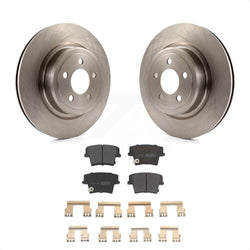 Rear Disc Brake Rotors And Semi-Metallic Pads Kit For Dodge Charger Magnum K8F-101660