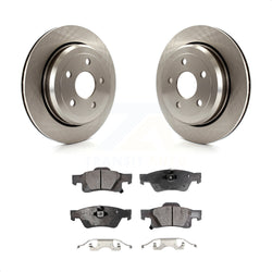 Rear Disc Brake Rotors And Semi-Metallic Pads Kit For Jeep Grand Cherokee Dodge Durango WK K8F-101676