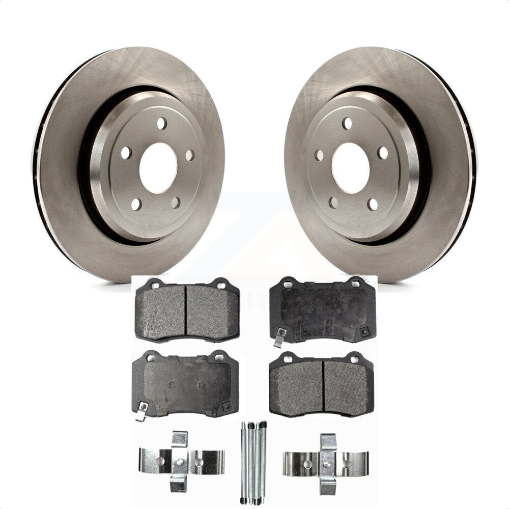 Rear Disc Brake Rotors And Semi-Metallic Pads Kit For Jeep Grand Cherokee Dodge Durango K8F-101677 by Transit Auto