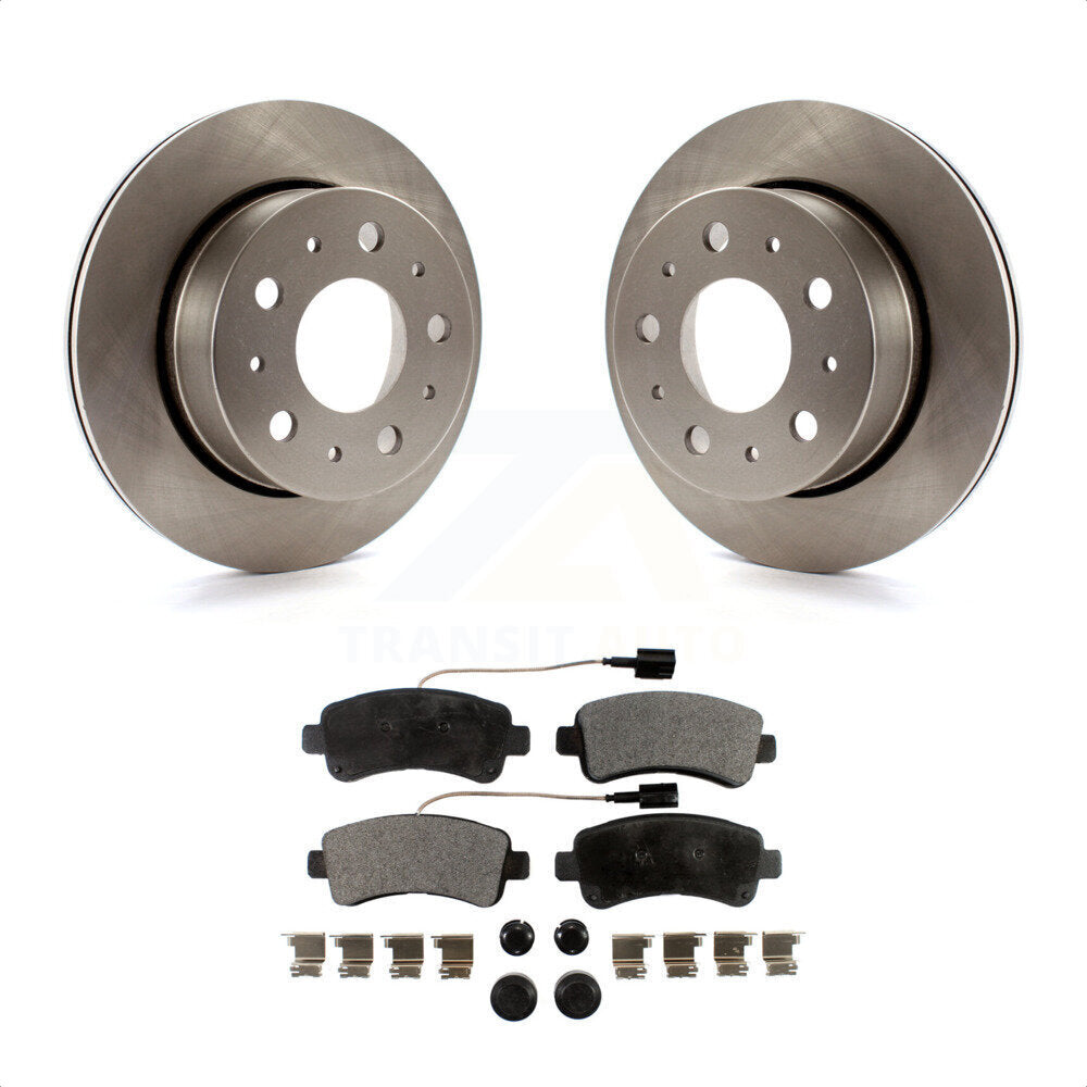 Rear Disc Brake Rotors And Semi-Metallic Pads Kit For Ram ProMaster 1500 2500 3500 K8F-101682 by Transit Auto