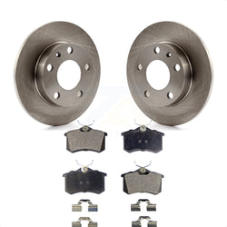 Rear Disc Brake Rotors And Semi-Metallic Pads Kit For Audi A4 S4 K8F-101699