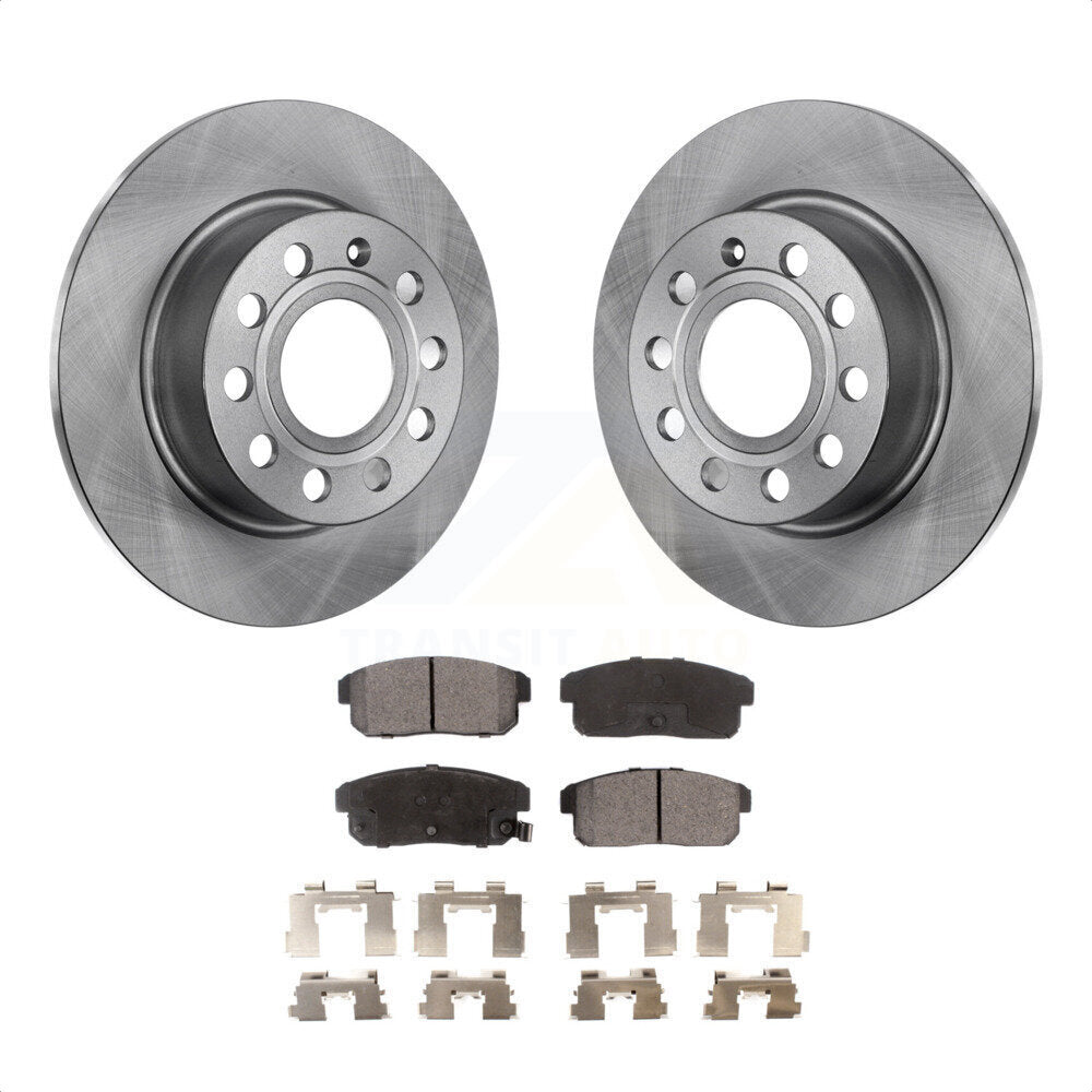 Rear Disc Brake Rotors And Semi-Metallic Pads Kit For Nissan Maxima Infiniti I35 I30 INFINITI K8F-101704 by Transit Auto