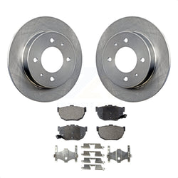 Rear Disc Brake Rotors And Semi-Metallic Pads Kit For Hyundai Elantra Tiburon K8F-101707