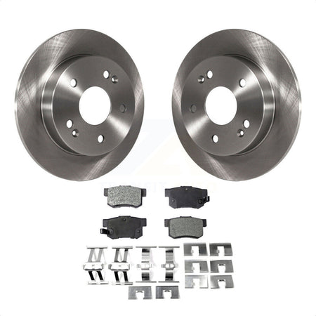 Rear Disc Brake Rotors And Semi-Metallic Pads Kit For 1997-2001 Honda Prelude K8F-101708 by Transit Auto