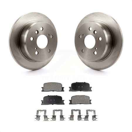 Rear Disc Brake Rotors And Semi-Metallic Pads Kit For Toyota Camry Lexus ES330 ES300 K8F-101741 by Transit Auto