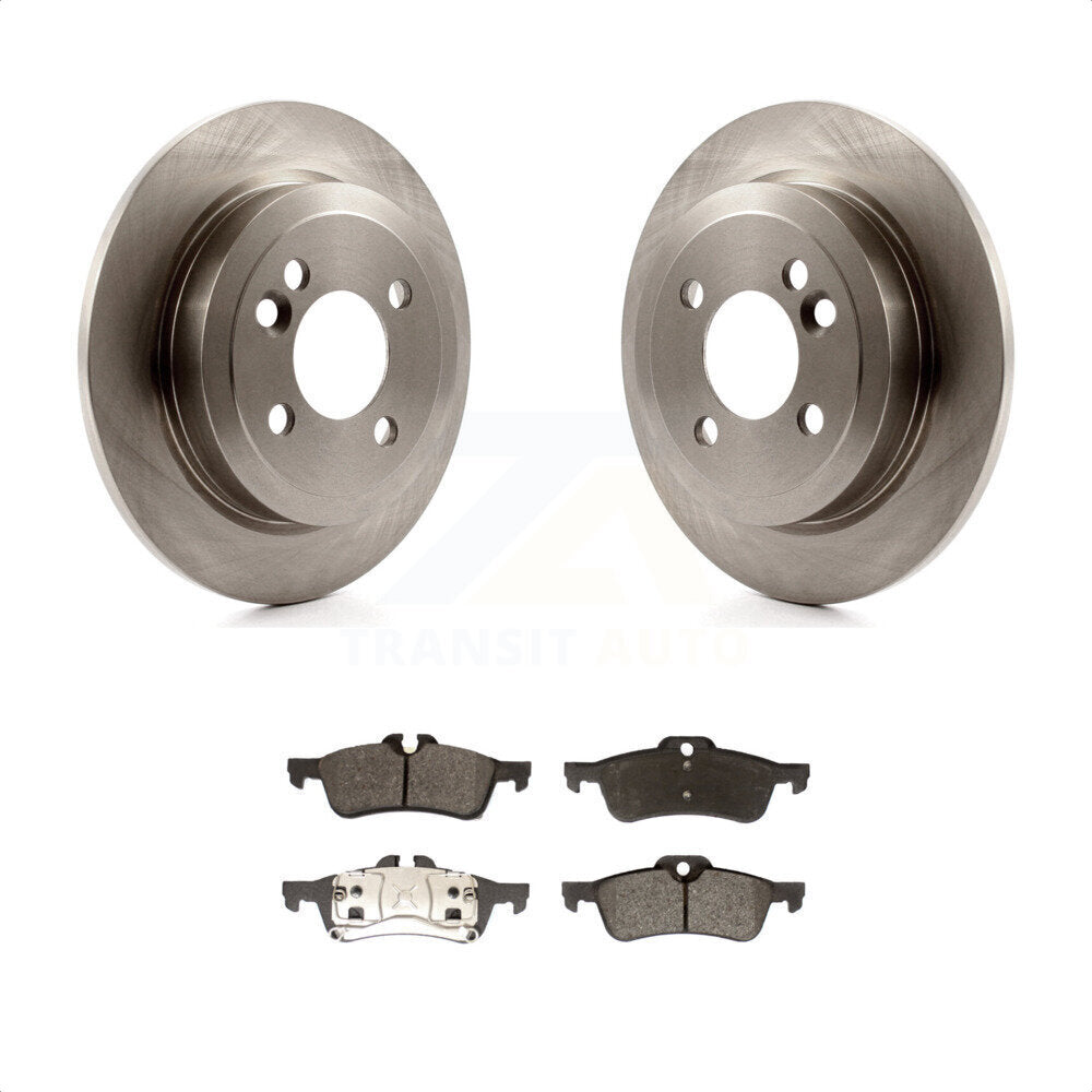 Rear Disc Brake Rotors And Semi-Metallic Pads Kit For Mini Cooper K8F-101761 by Transit Auto