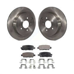 Rear Disc Brake Rotors And Semi-Metallic Pads Kit For Nissan Murano INFINITI Pathfinder QX60 Q50 Quest FX35 JX35 Q60 M37 QX70 Q70 Q70L FX45 FX37 M56 M35h K8F-101762