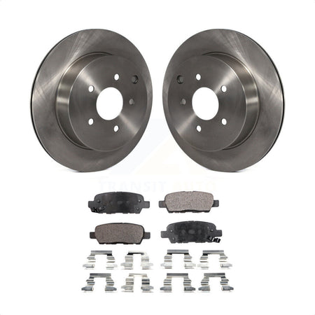 Rear Disc Brake Rotors And Semi-Metallic Pads Kit For Nissan Murano INFINITI Pathfinder QX60 Q50 Quest FX35 JX35 Q60 M37 QX70 Q70 Q70L FX45 FX37 M56 M35h K8F-101762 by Transit Auto