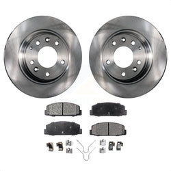 Rear Disc Brake Rotors And Semi-Metallic Pads Kit For Mazda 6 Protege K8F-101765