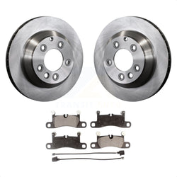 Rear Disc Brake Rotors And Semi-Metallic Pads Kit For Porsche Cayenne Volkswagen Touareg K8F-101776